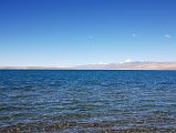 09 Lake Manasarovar With Mount Kailash From Seralung Gompa Here is Lake Manasarovar with Mount Kailash on the horizon from Seralung Gompa.